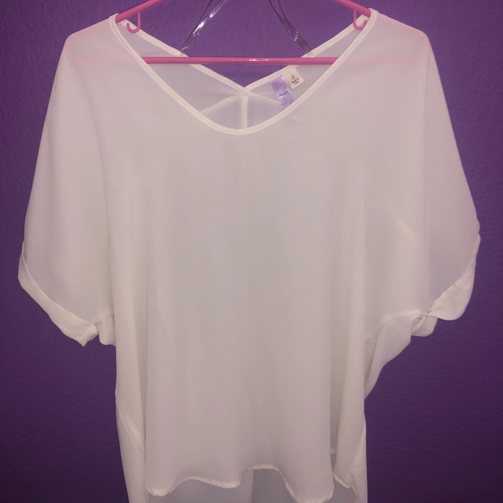 White Loose Top